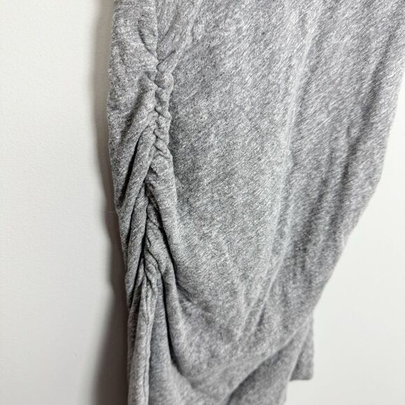 MONROW | REVOLVE Gray Split Sleeve Shirred Mini Dress NEW Women’s Size X-Small - Picture 10 of 10